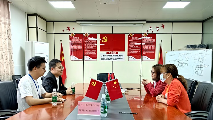 炬神電子黨支部赴萬信達(dá)、郴糧機(jī)開展黨建交流活動